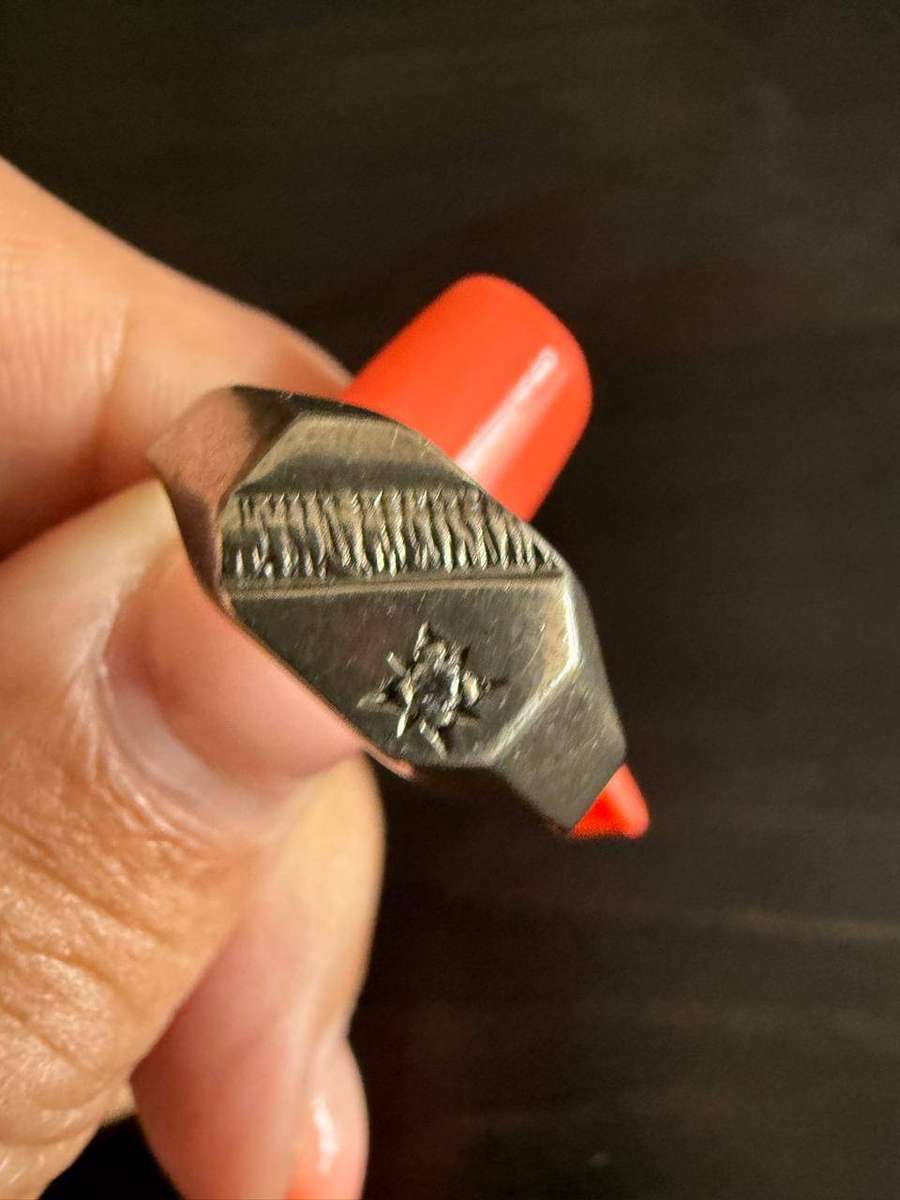 Sterling silver mens ring