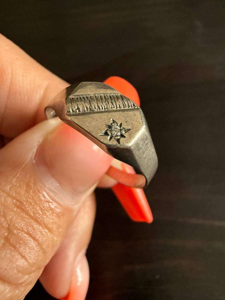 Sterling silver mens ring