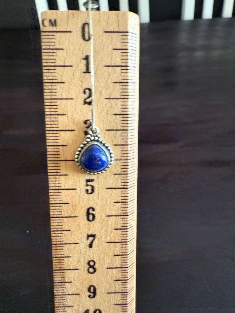 Sterling silver lapis lazuli earrings