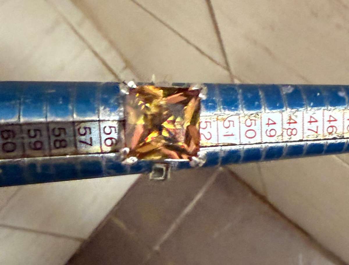 Zultinite sterling silver ring