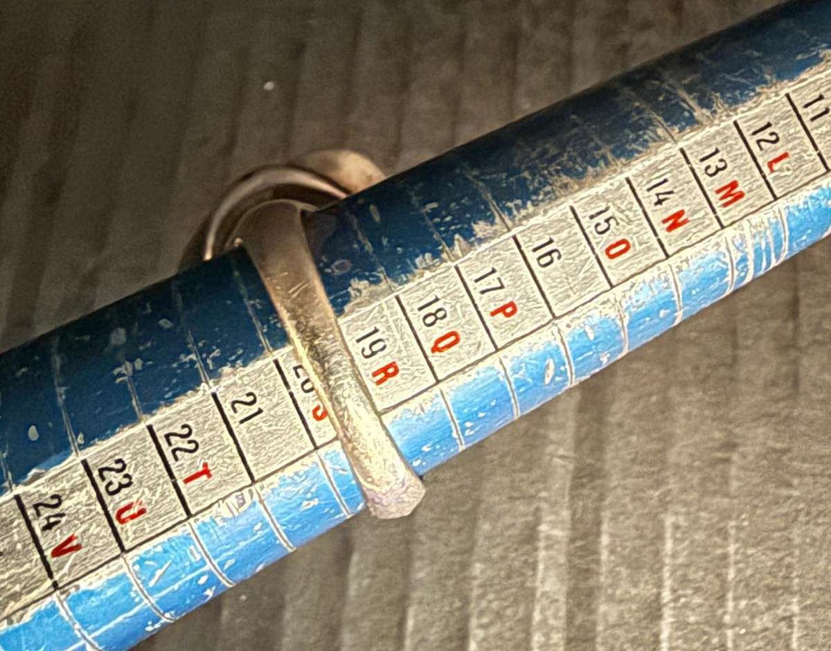 Sterling silver rose ring