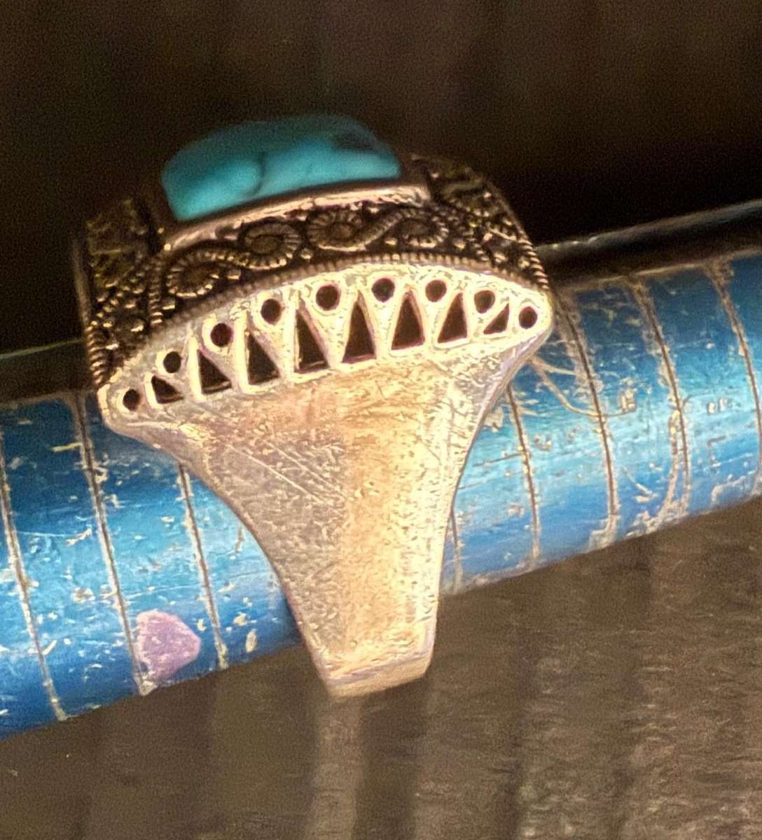 Sterling silver turquoise ring