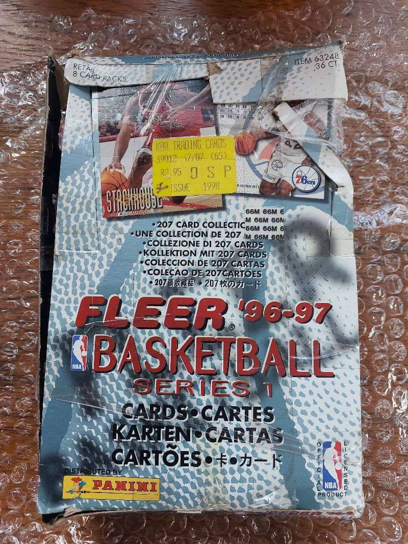 Fleer 96 97 complete sealed box of trading cards