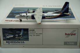 Herpa Wings 1:200 Nordavia Antonov AN-24RV RA-46667