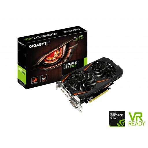 Gigabyte GeForce GTX 1060 WINDFORCE OC 6GB GDDR5 192-bit PCI-E 3.0 Desktop Graphics Card