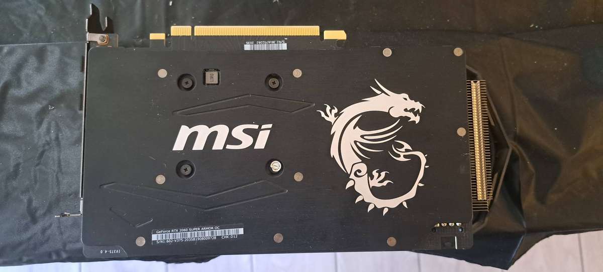MSI GeForce RTX 2060 SUPER ARMOR OC 8GB GDDR6 256-bit PCI-E 3.0 Desktop Graphics Card