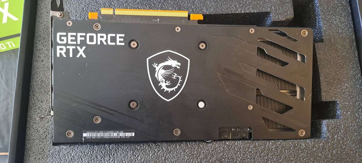 MSI GeForce RTX 3060 Ti GAMING X 8G LHR 8GB GDDR6 256-bit PCI-E 4.0 Desktop Graphics Card