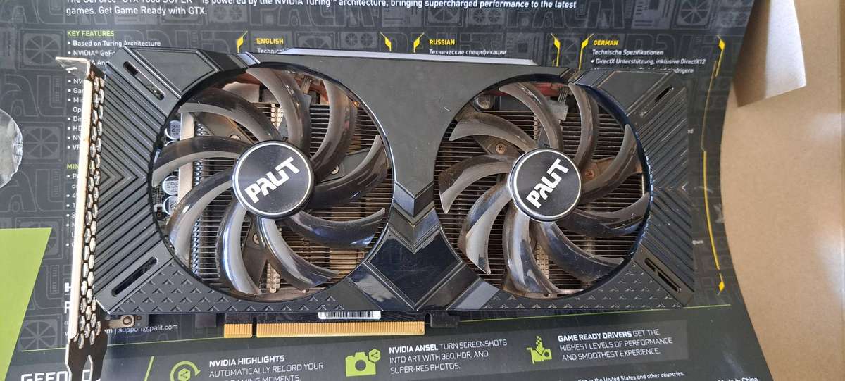 Palit GeForce GTX 1660 SUPER GamingPro OC 6GB GDDR6 192-bit PCI-E 3.0 Card - READ NOTE!