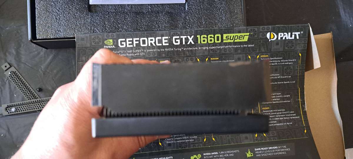 Palit GeForce GTX 1660 SUPER GamingPro OC 6GB GDDR6 192-bit PCI-E 3.0 Card - READ NOTE!