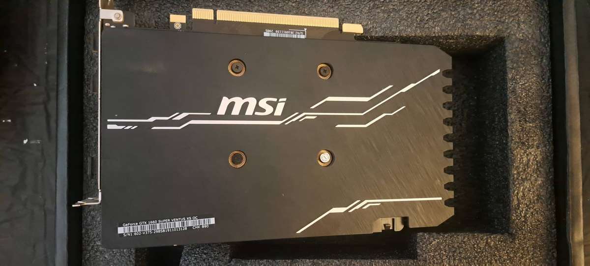 MSI GeForce GTX 1660 SUPER VENTUS 6GB GDDR6 192-bit PCI-E 3.0 Desktop Graphics Card