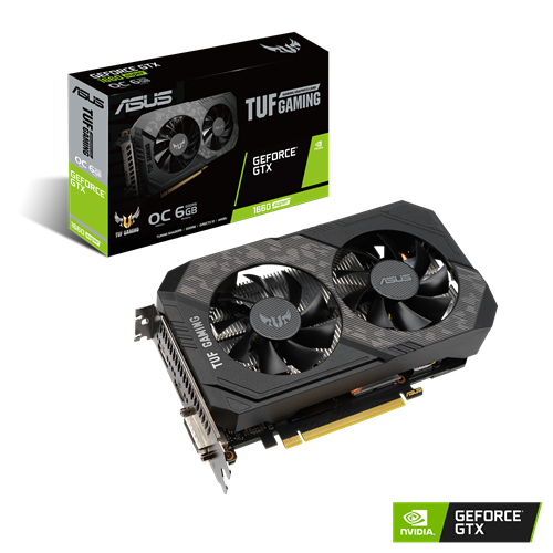 Asus GeForce GTX 1660 SUPER TUF 6GB GDDR6 192-bit PCI-E 3.0 Desktop Graphics Card