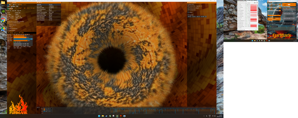 Palit GeForce RTX 3090 GamingPro OC 24GB GDDR6X 384-bit PCI-E 4.0 Desktop Graphics Card