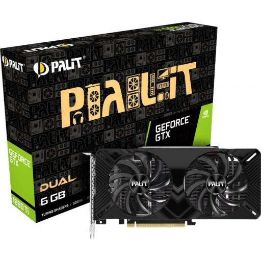 Palit GeForce GTX 1660 Ti Dual 6GB GDDR6 192-bit PCI-E 3.0 Desktop Graphics Card