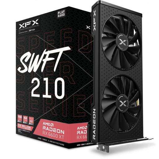 XFX Radeon RX 6600 XT Speedster SWFT 210 Core 8GB GDDR6 128-bit PCI-E 4.0 Desktop Graphics Card