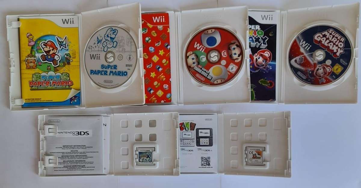 Wii in box complete with games.