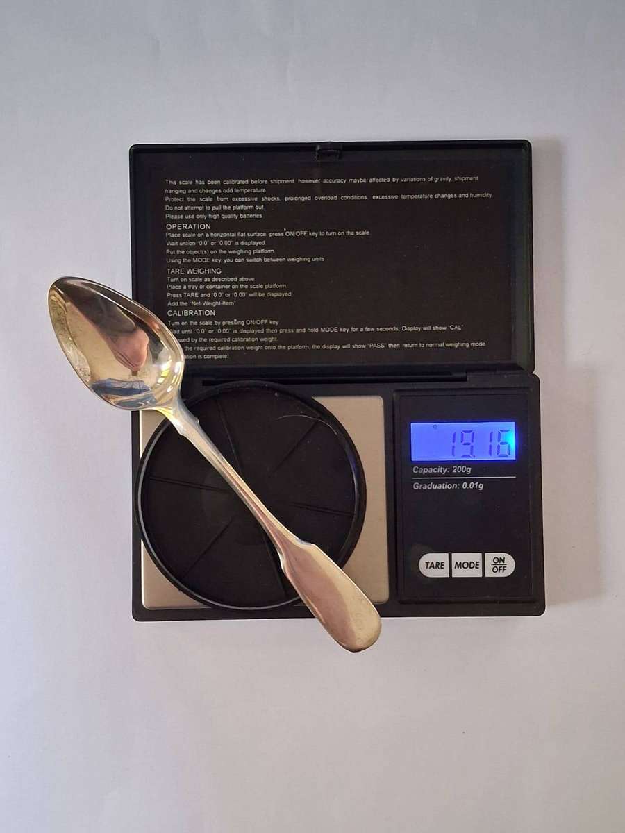 SILVER RUSSIAN SPOON HALLMARKED SEE PHOTOS 19.1grams