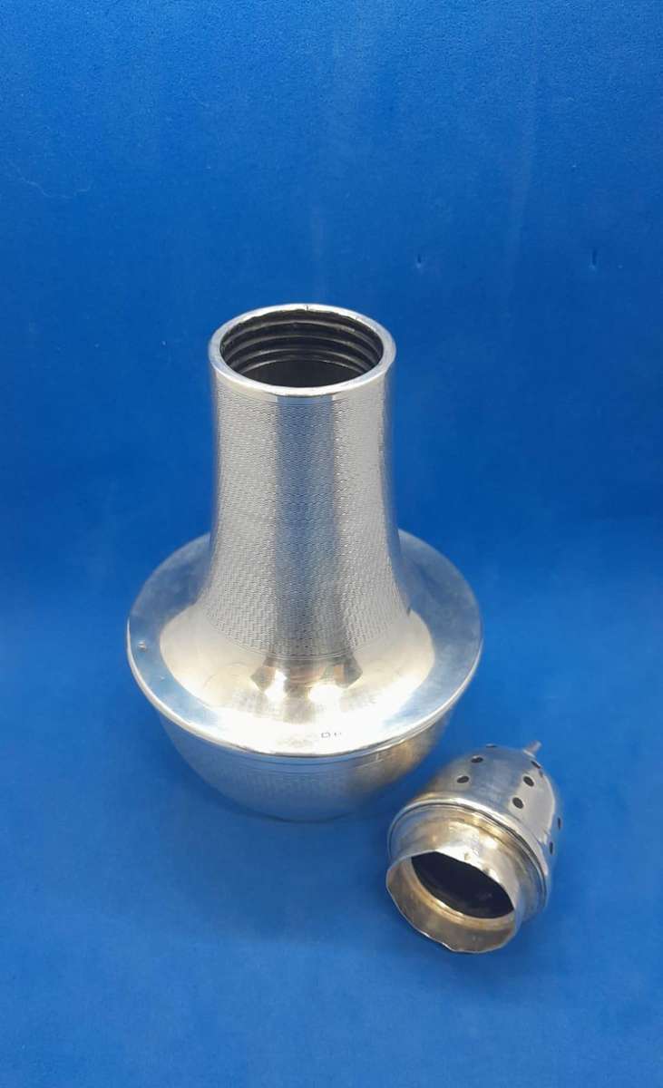 Silver large salt container