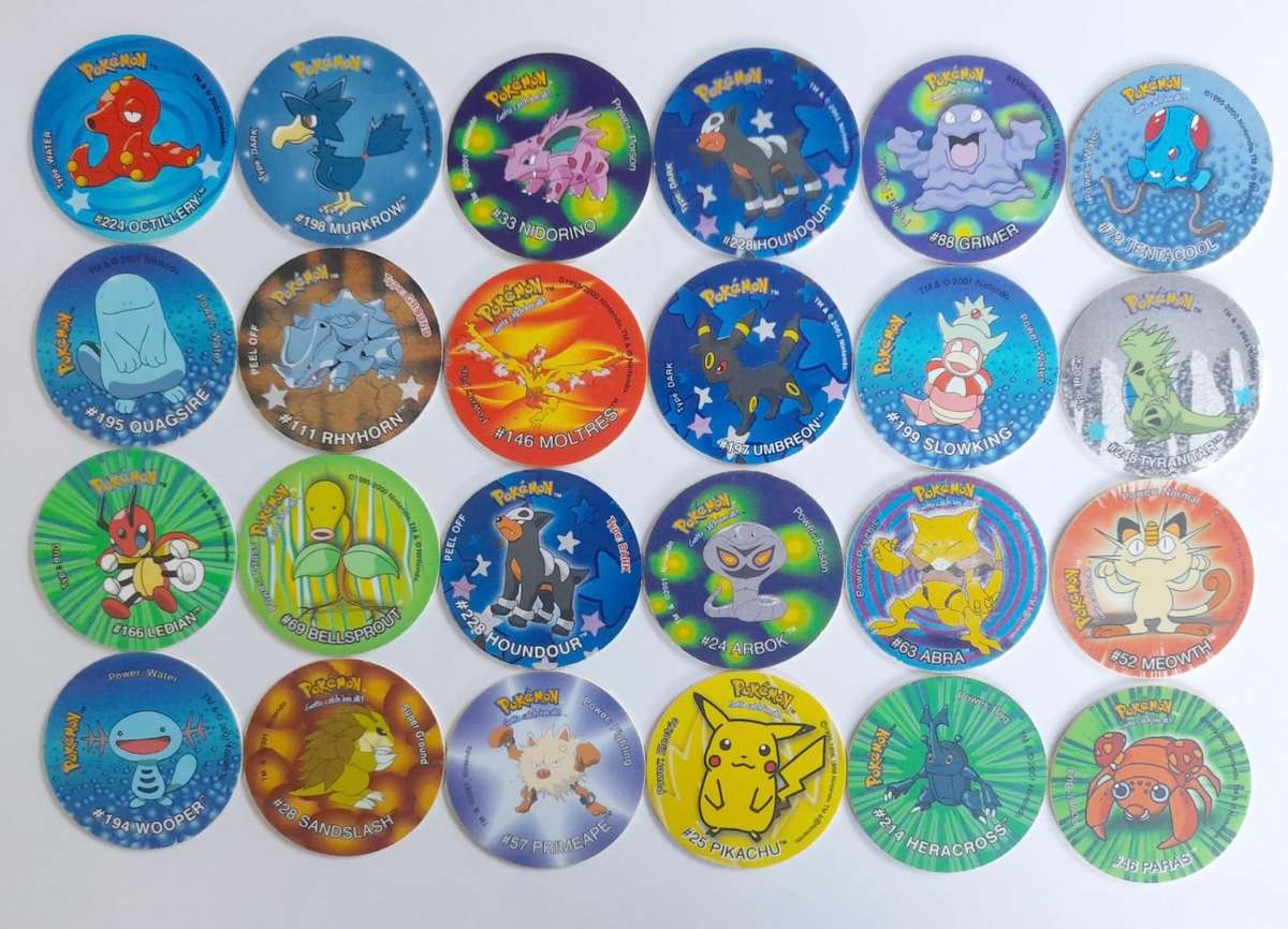 POKÉMON TAZO COLLECTION WITH ORIGINAL HOLDER