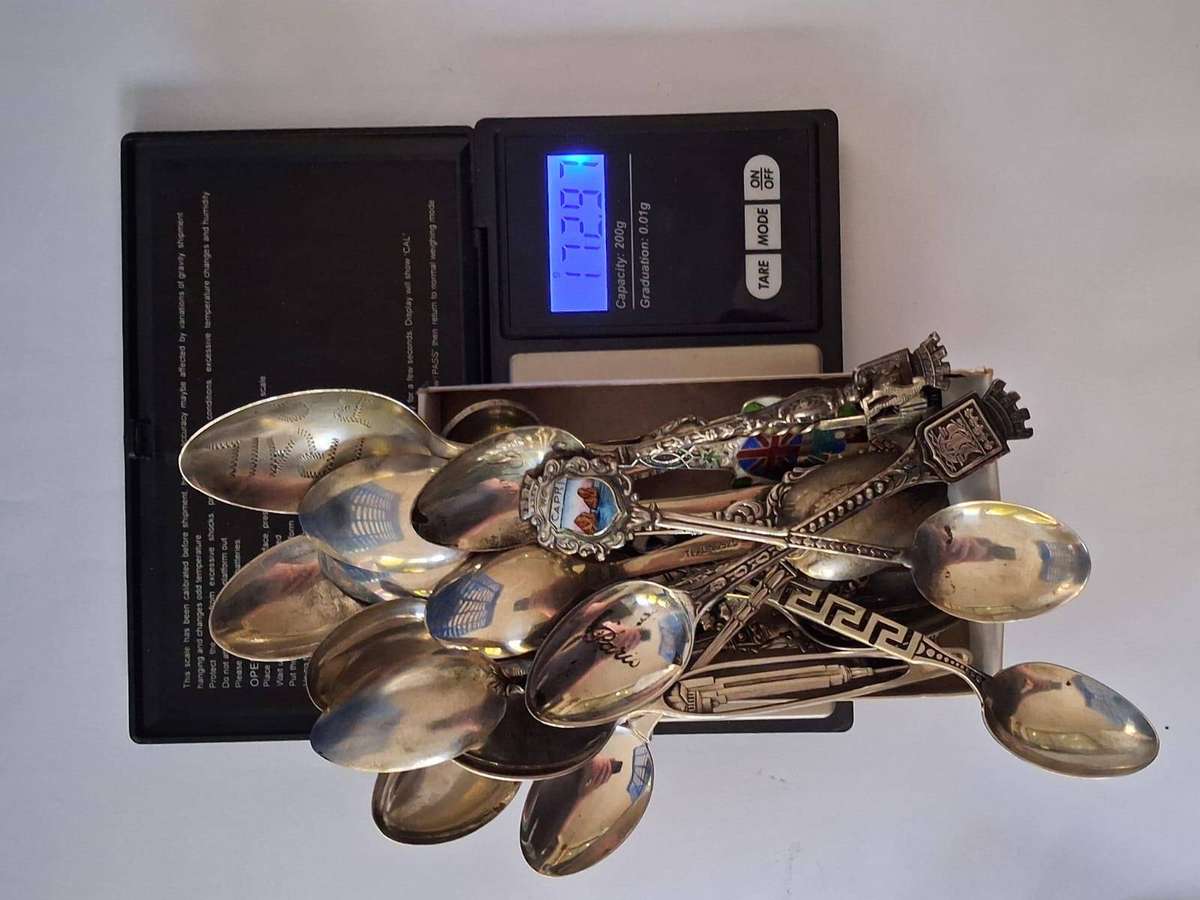 SILVER SPOON COLLECTION 173grams 925 & 800 SEE ALL PHOTOS