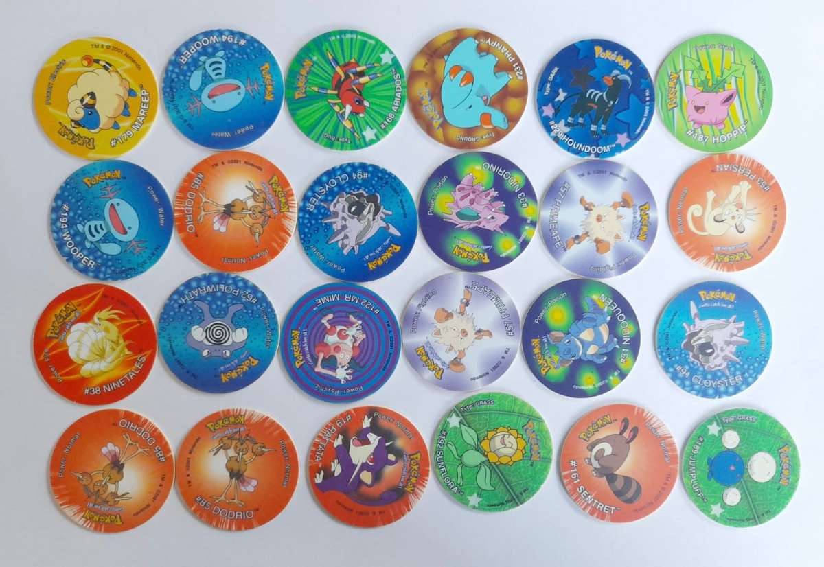 POKÉMON TAZO COLLECTION WITH ORIGINAL HOLDER