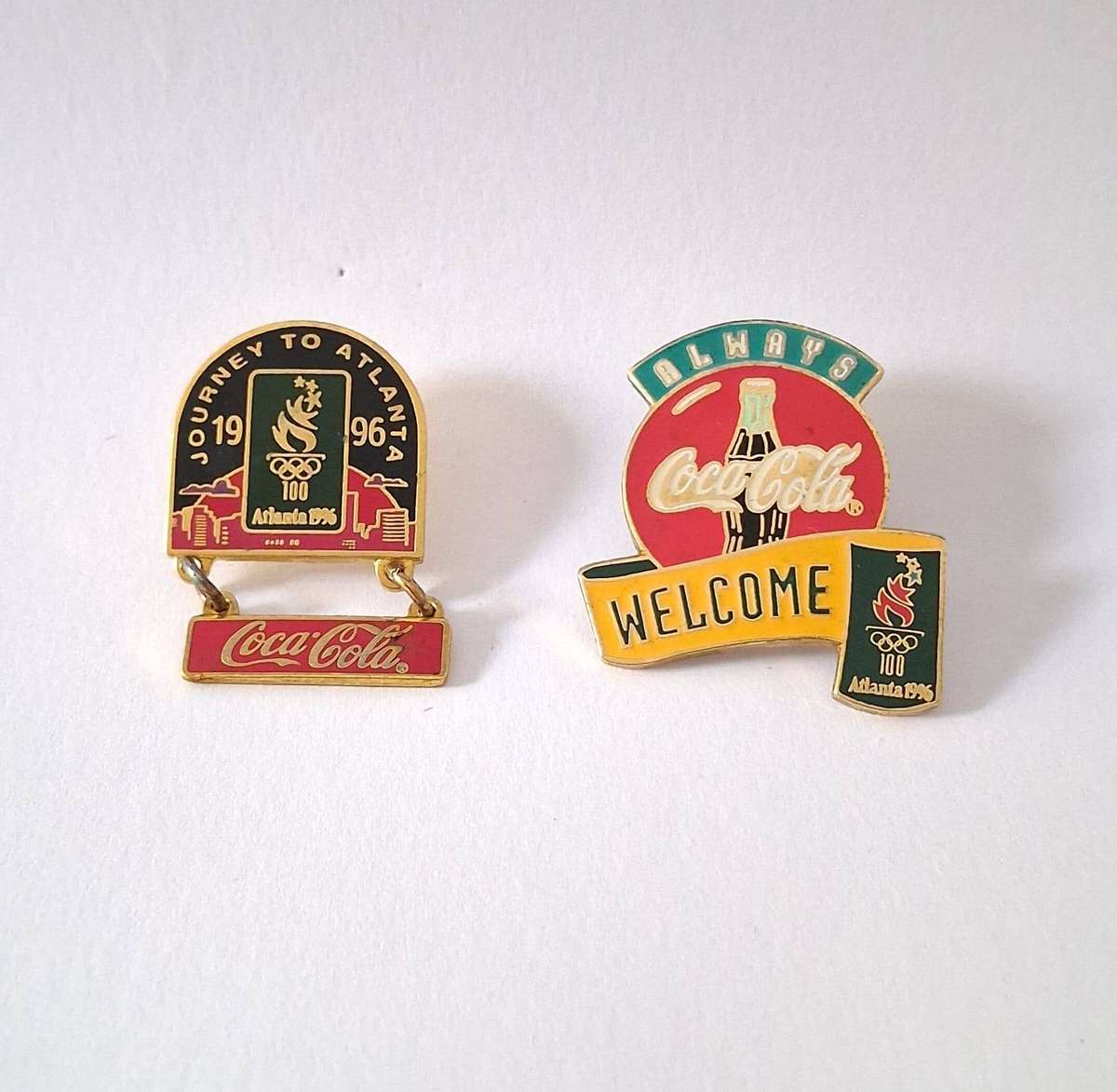 COCA COLA 1990s PIN SET 3