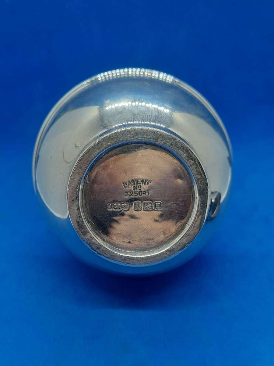 Silver large salt container