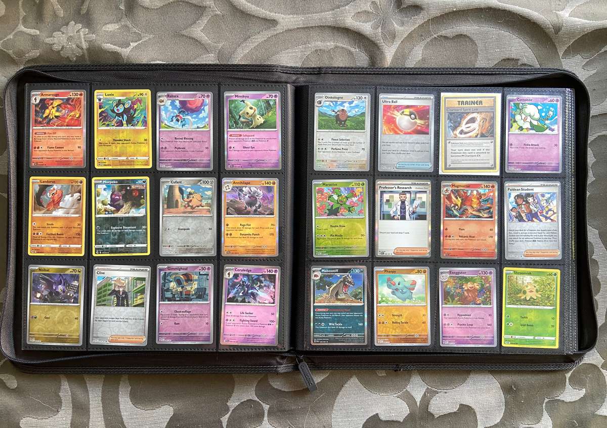 BINDER WITH 480 HOLO POKÉMON CARDS