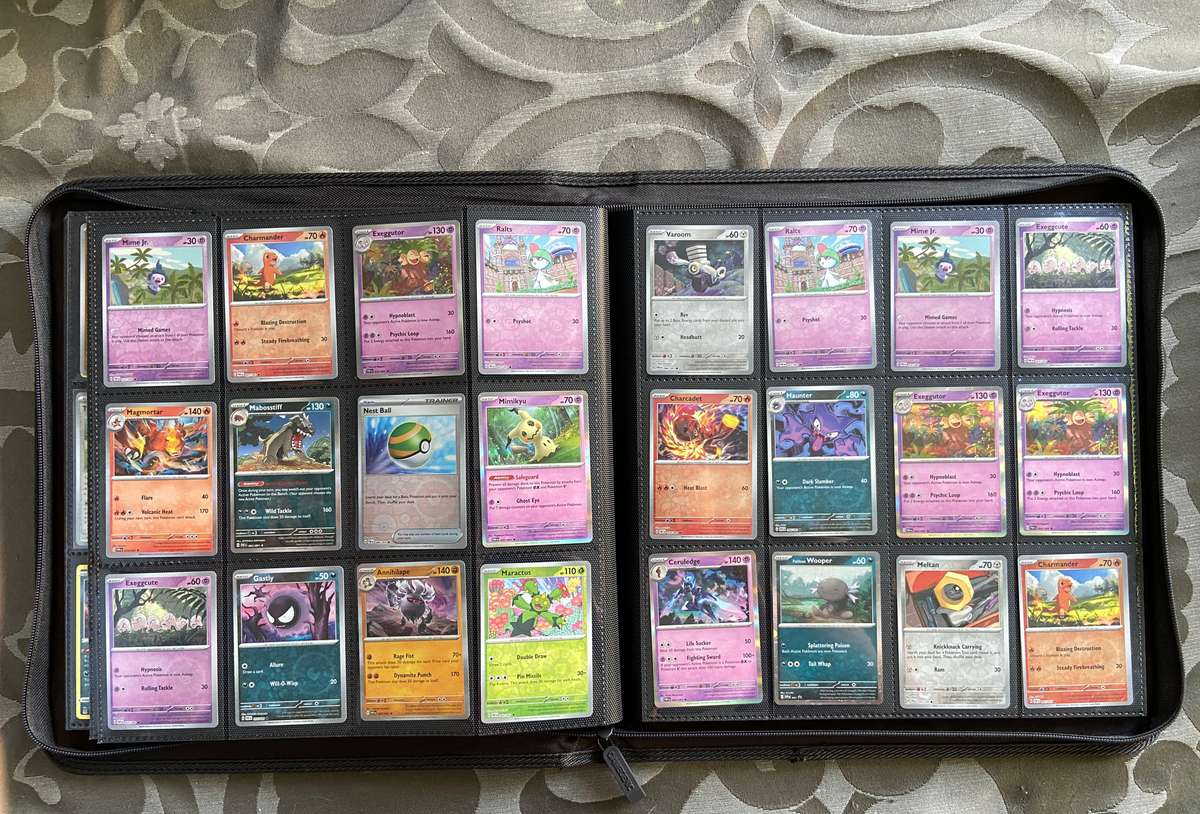 BINDER WITH 480 HOLO POKÉMON CARDS