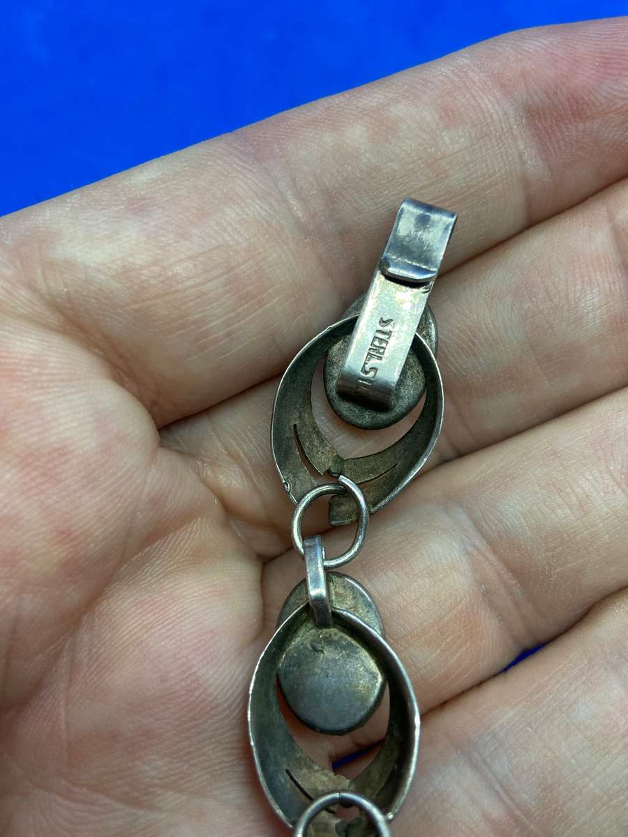 SILVER BRACELET WITH ROSE QUARTS