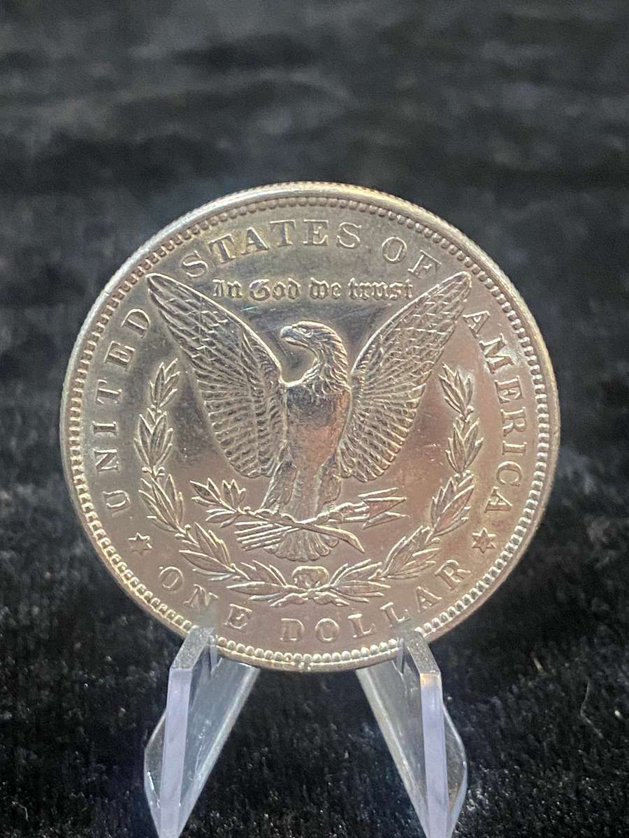 1889 Morgan One Dollar Silver Coin - good condition -