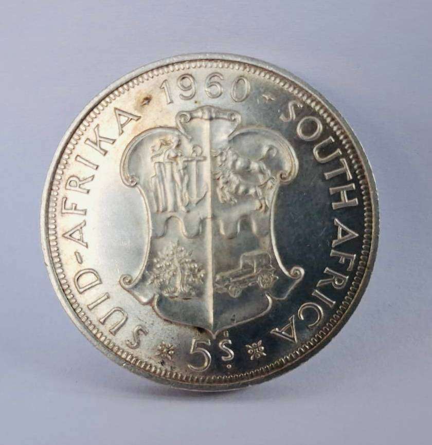 1960 SILVER 5 Shillings