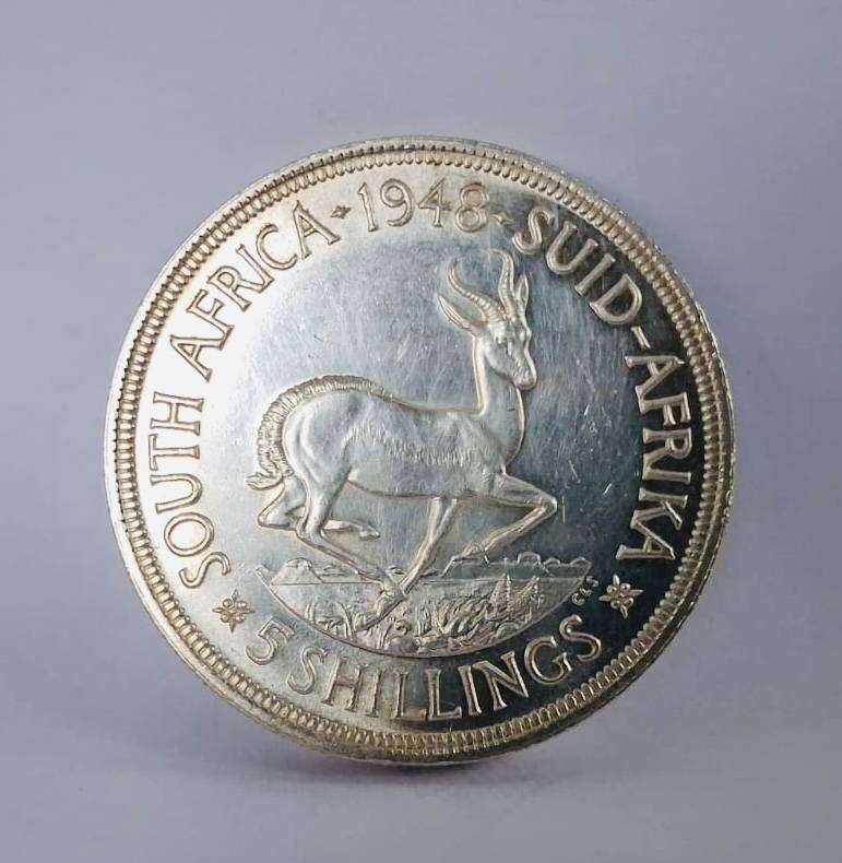 1948 SILVER 5 Shillings