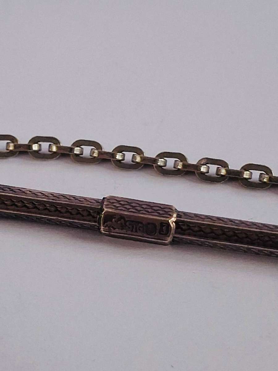 RARE NORMAN WATSON DURBAN SILVERSMITH SILVER COCKTAIL STICK