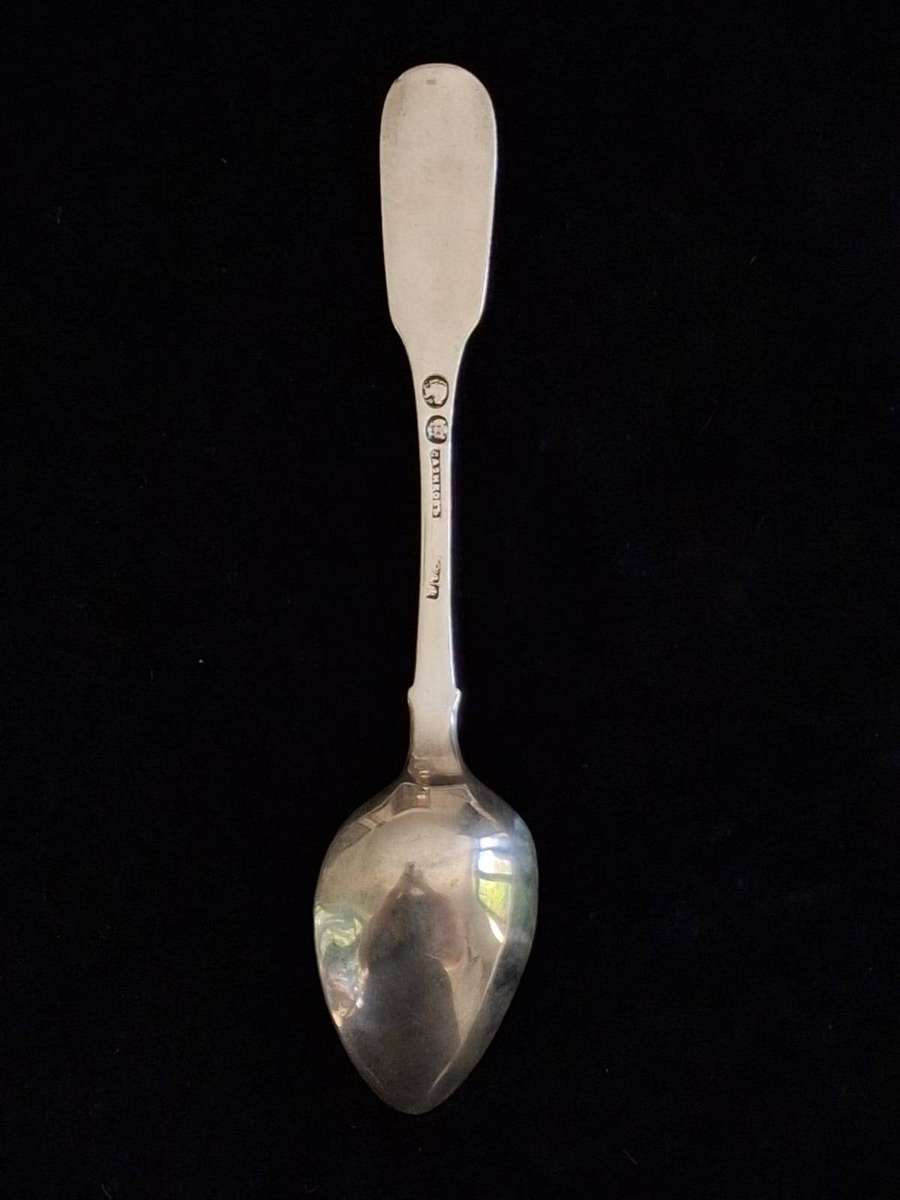 SILVER RUSSIAN SPOON HALLMARKED SEE PHOTOS 19.1grams