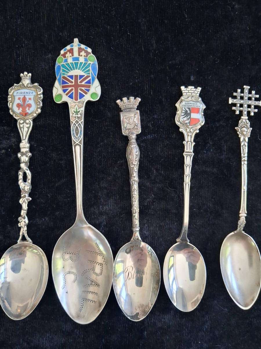 SILVER SPOON COLLECTION 173grams 925 & 800 SEE ALL PHOTOS