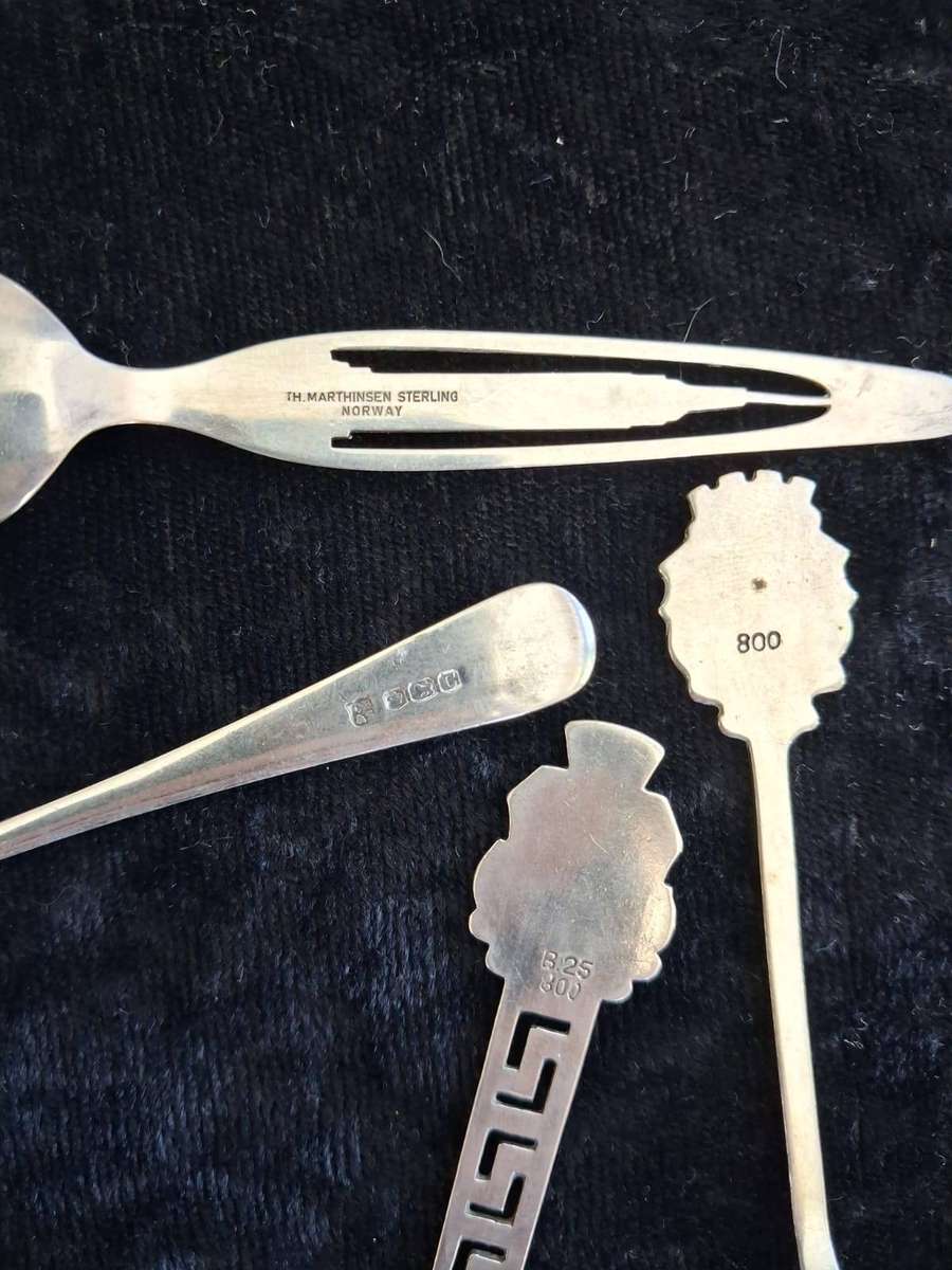 SILVER SPOON COLLECTION 173grams 925 & 800 SEE ALL PHOTOS