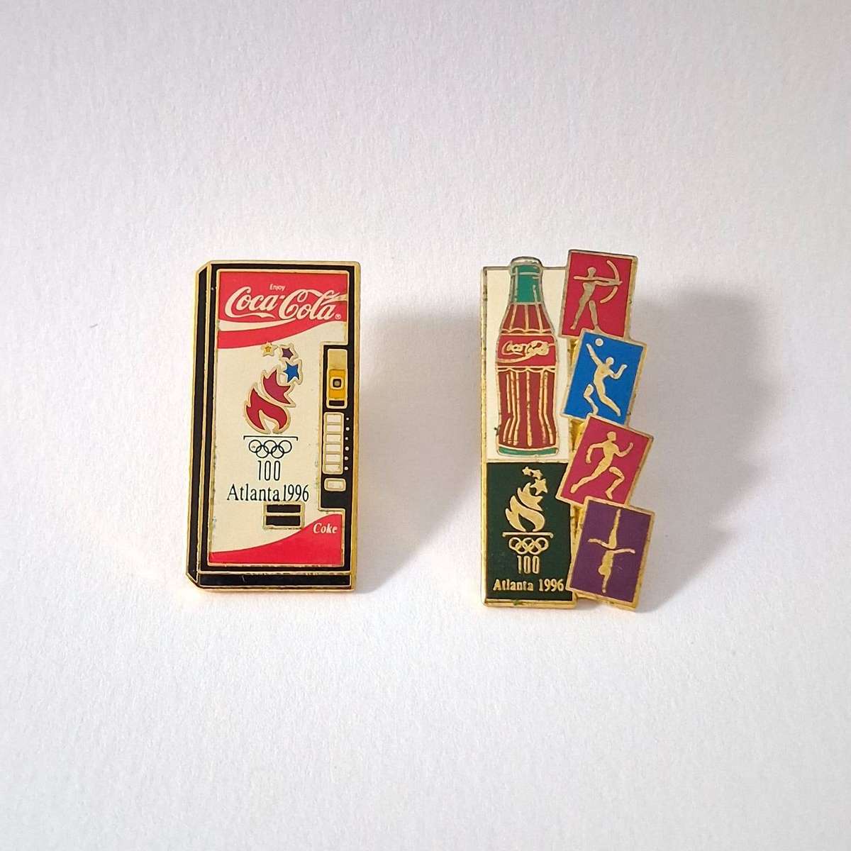 COCA COLA 1990s PIN SET 5