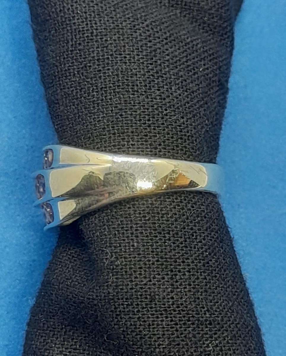 White gold Tanzanite ring.