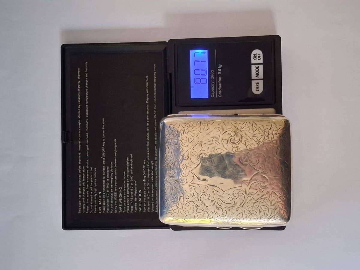 SILVER 925 CIGARETTE CASE