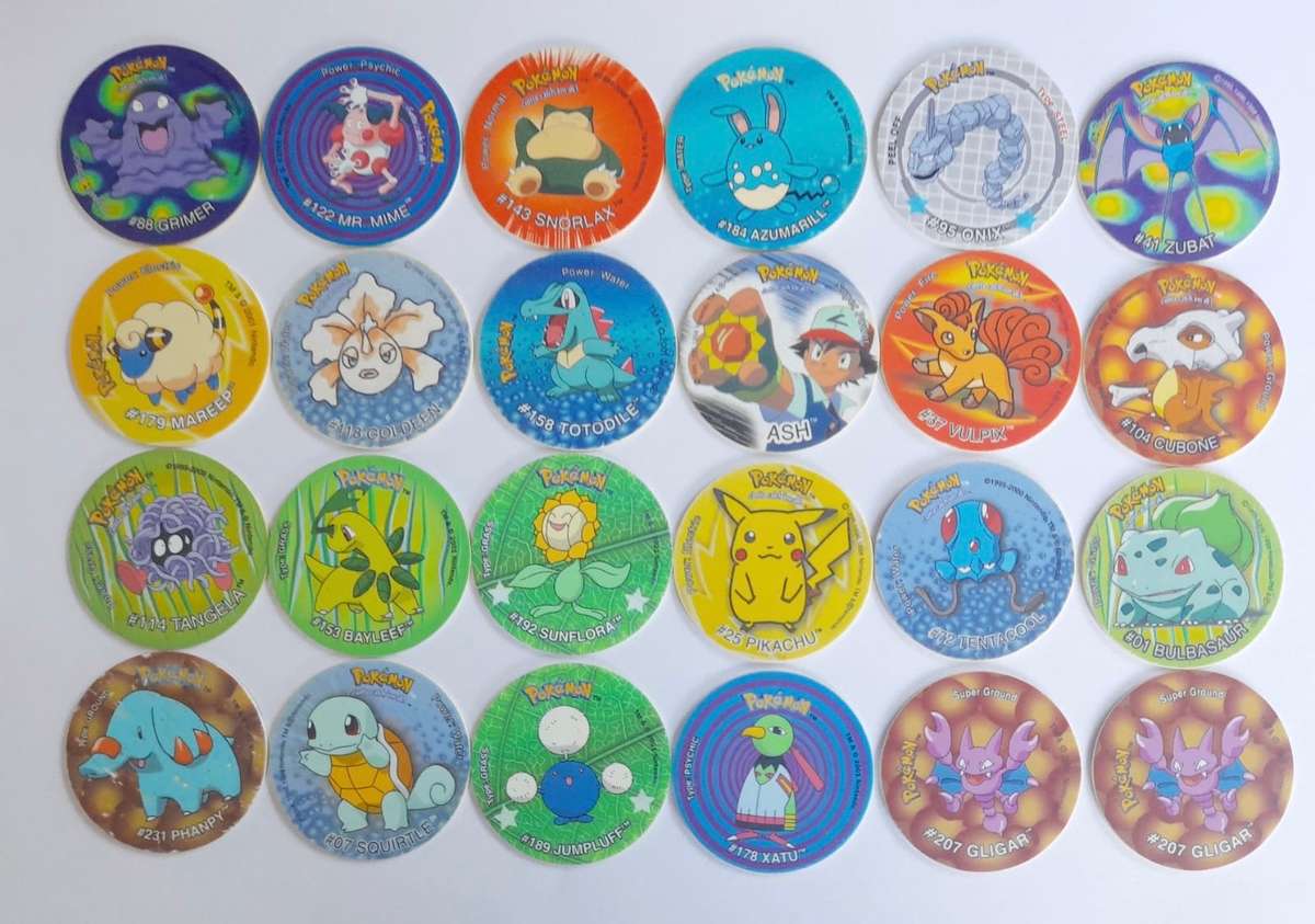 POKÉMON TAZO COLLECTION WITH ORIGINAL HOLDER