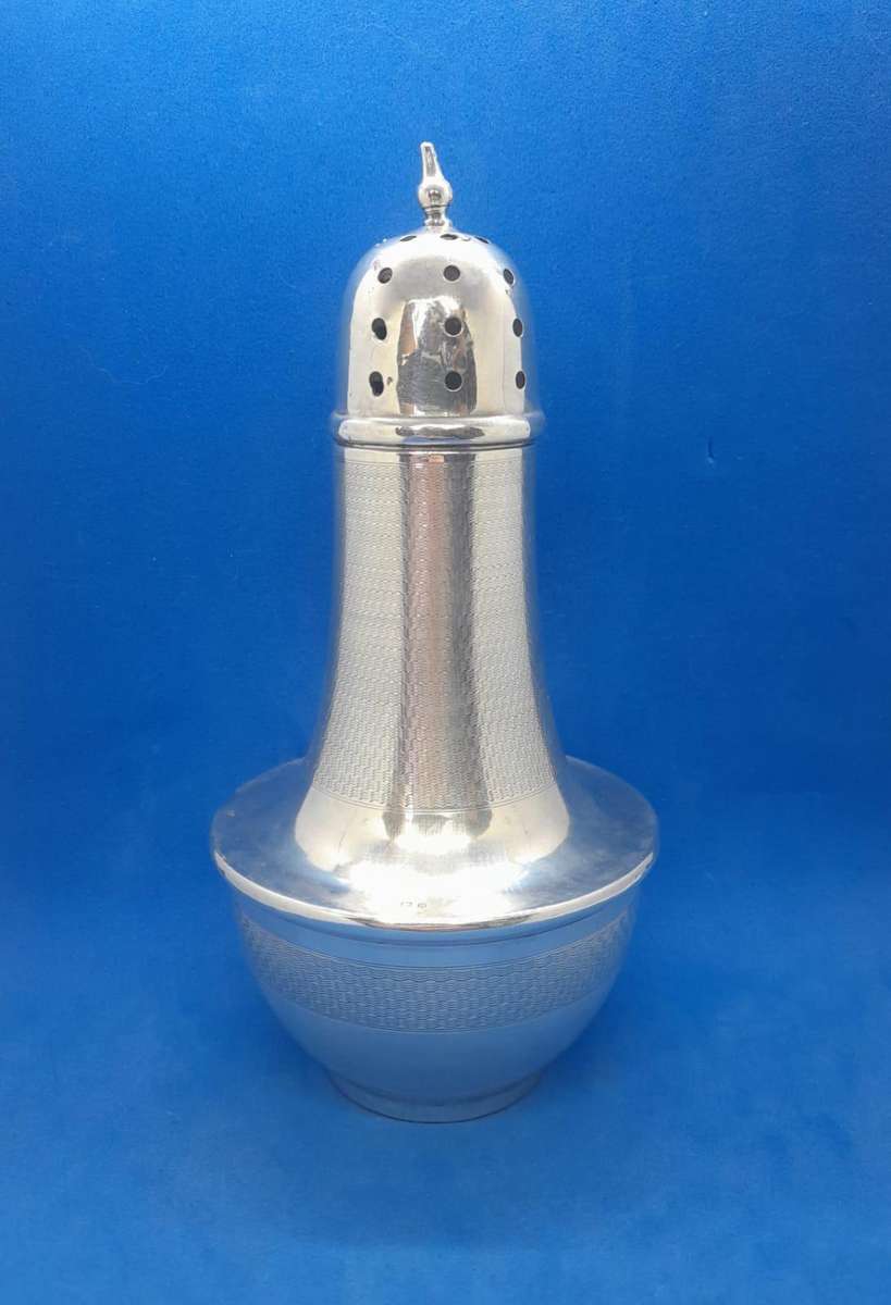 Silver large salt container