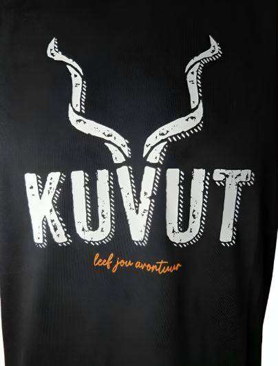 KuVut Illustration Black TShirt Size M
