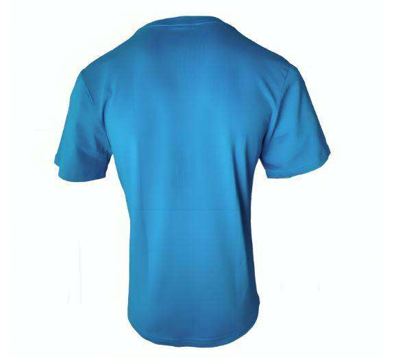 KuVut Geometric Brilliant Blue T-Shirt Size S