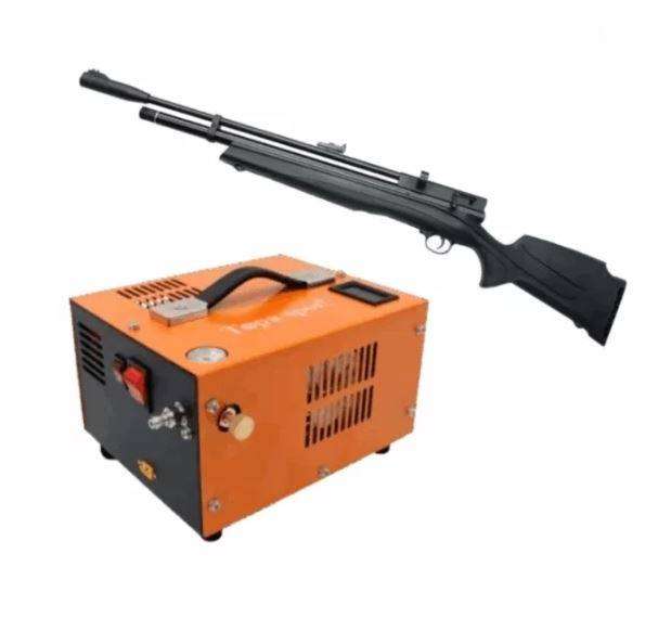 Beeman Chief II Plus-S PCP 5.5mm Air Rifle, Compressor Combo