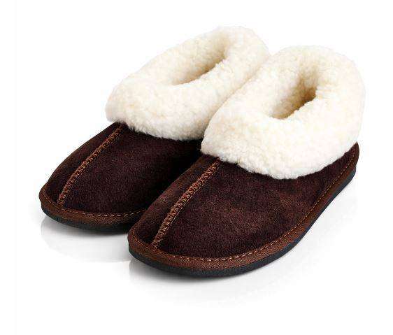 KuVut Sheepskin Slippers - Choc Brown - Size 6