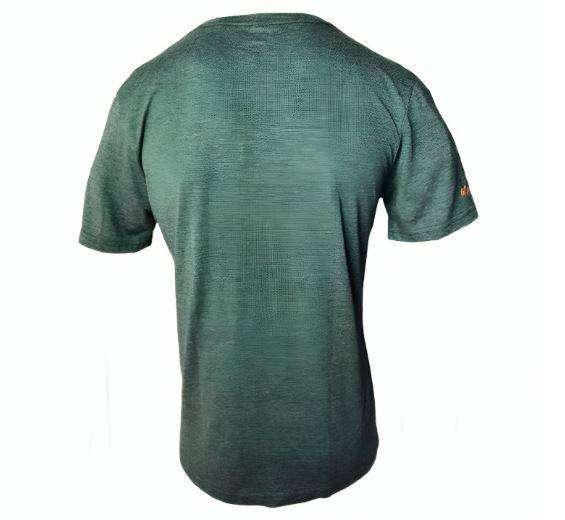 KuVut Minimalist Adventure Green Melange TShirt Size M