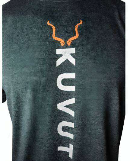KuVut Minimalist Adventure Green Melange TShirt Size M