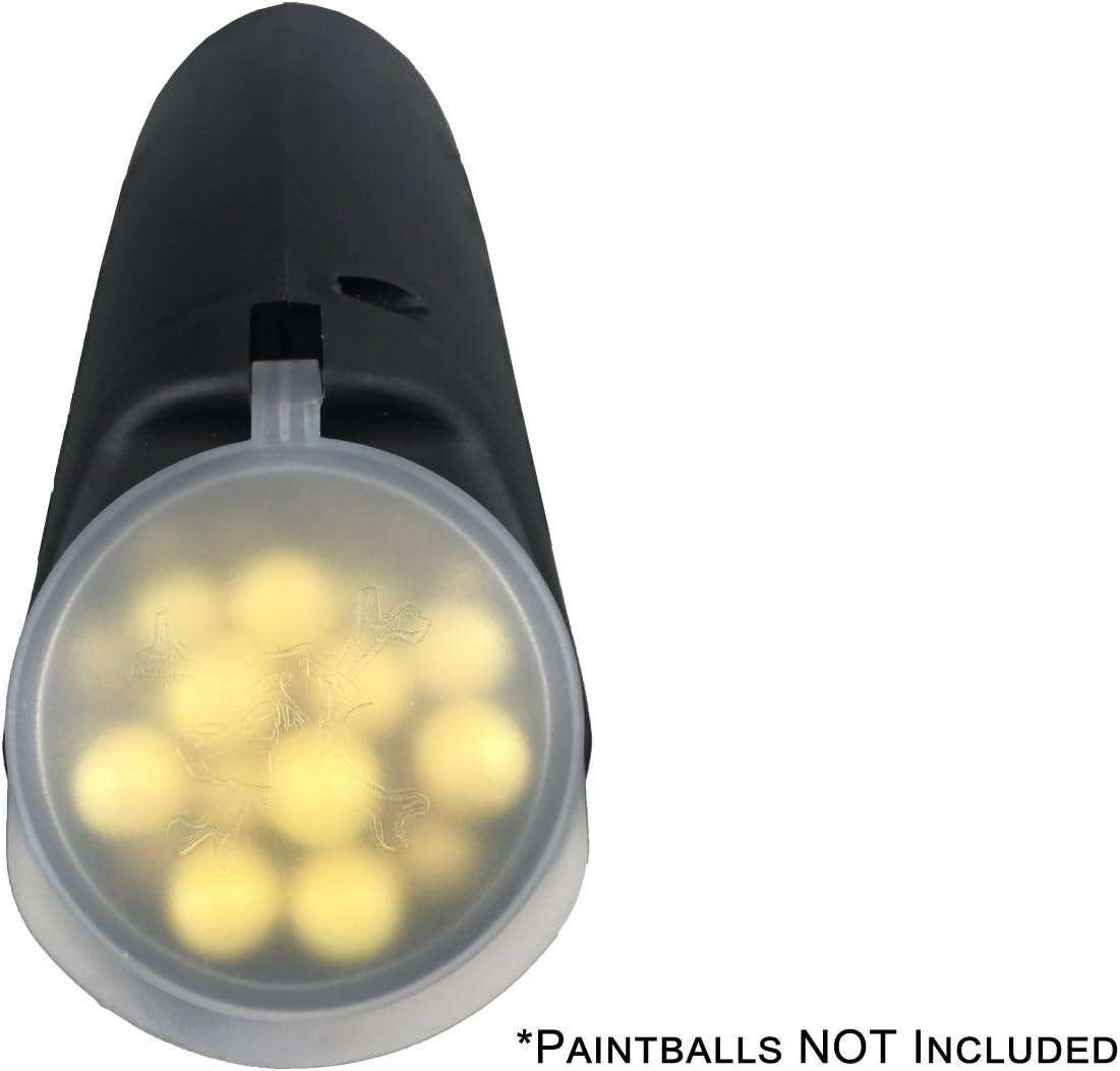 200 Ball Paintball Hopper - Black 0.68 Caliber