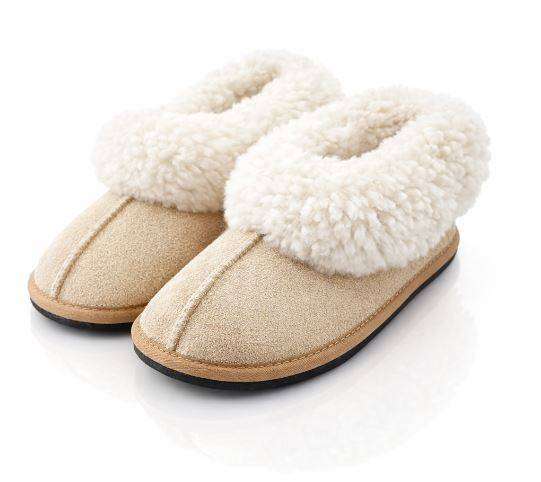 KuVut Sheepskin Slippers - Sand - Size 7