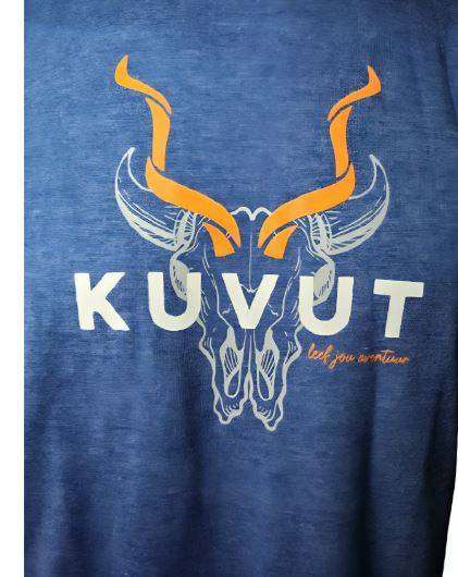 KuVut Skull Heritage Royal Melange T-Shirt Size S